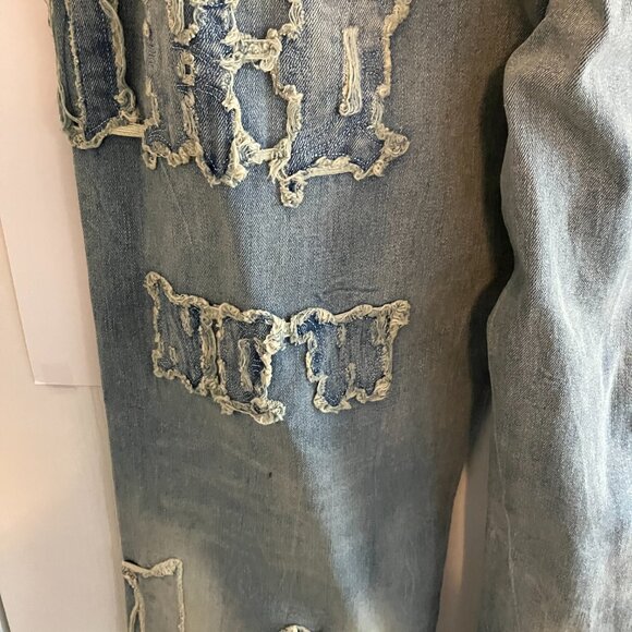 Smoke Rise Red Jeans Size 11/29 Blue Denim Acid Wash High Rise Flare Curvy Fit - Picture 8 of 14